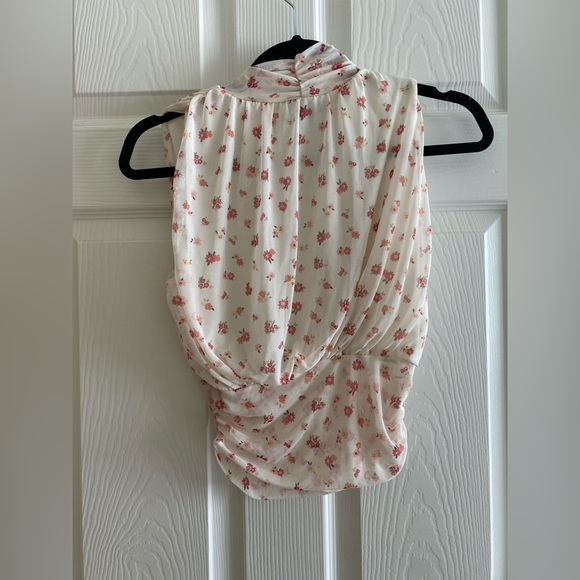 Floral crop top blouse - Picture 4 of 4